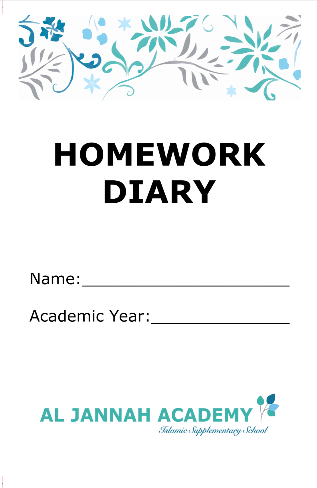 Homework Diary